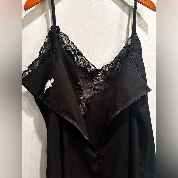 Princess Polly Black Lace Mini Dress slip short vacation fancy lace - Picture 4 of 12